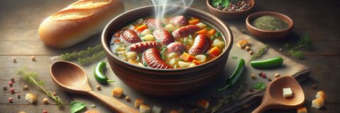 Herzhafte Cabanossi Suppe – Einfaches Rezept